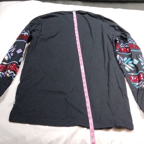 Pink Victoria Secret women's holiday long sleeved top size small - Picture 8 of 9